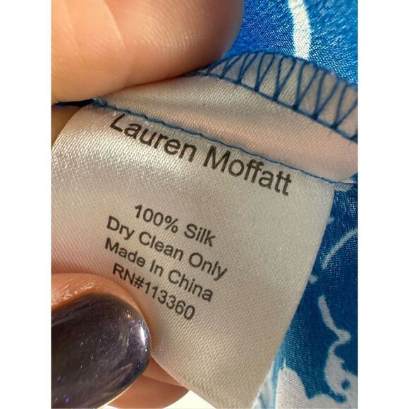 Lauren Moffatt Womens Silk Blouse Size Small - Picture 3 of 4